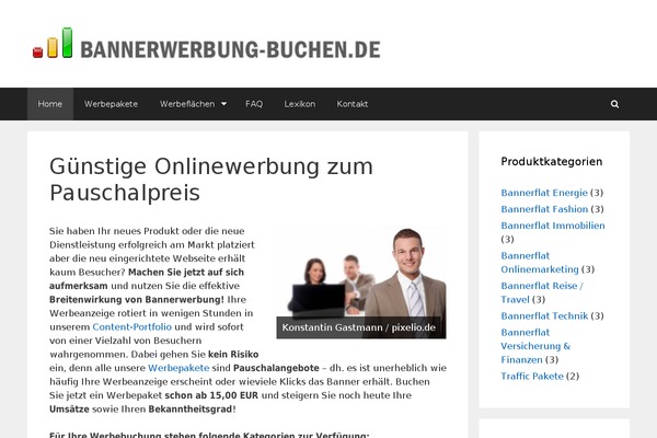 WordPress website example screenshot