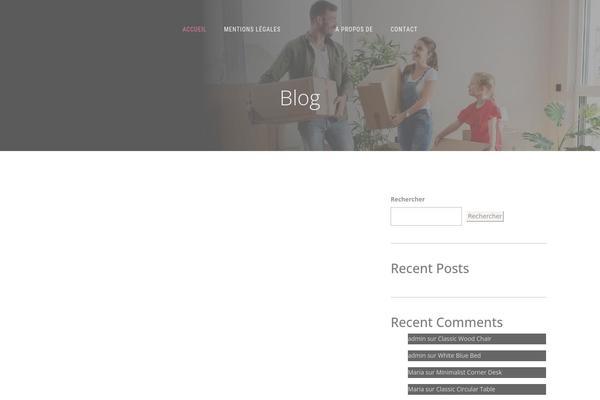 Modis theme site design template sample