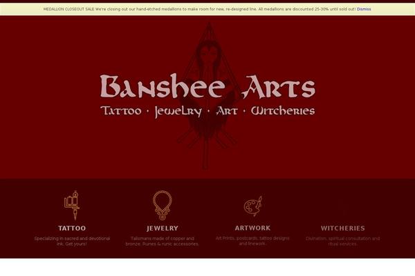 bansheearts.com site used Banshee-arts-2-0