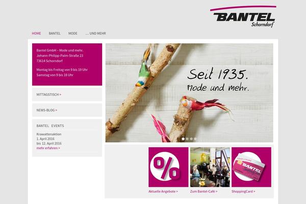 bantel.de site used Bantel