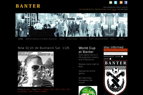 banterbrooklyn.com site used Banter