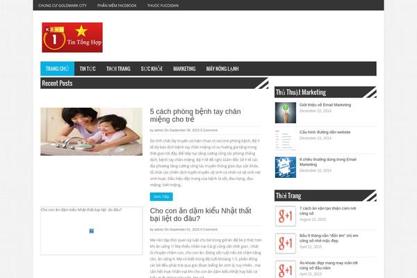 Tin-tuc theme site design template sample