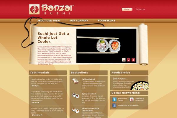 banzai-sushi.com site used Banzai