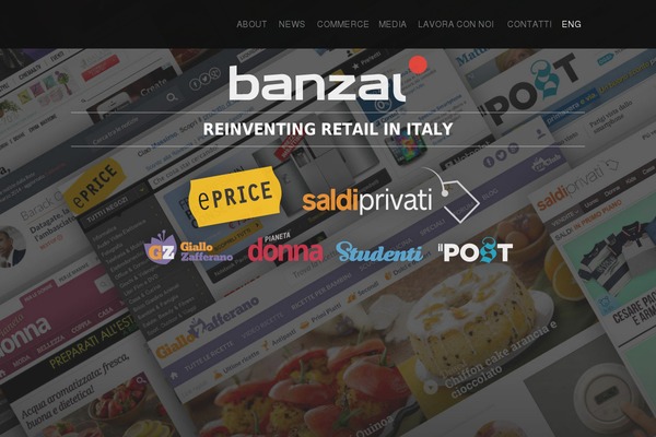 Banzai theme site design template sample