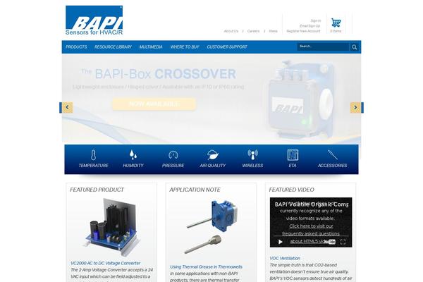 bapihvac.com site used Bapi-v4