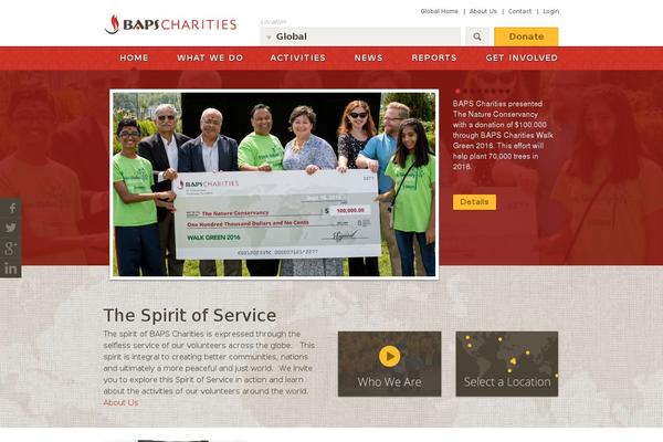 BAPS theme websites examples