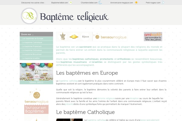 bapteme-religieux.com site used Tenue-de-bapteme