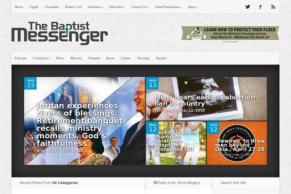 baptistmessenger.com site used Baptistmessenger