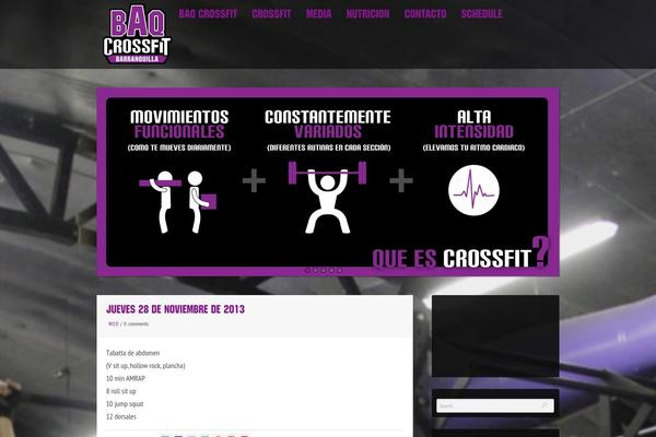 baqcrossfit.com site used Baqcrossfit