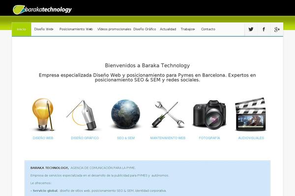 baraka-technology.es site used Baraka