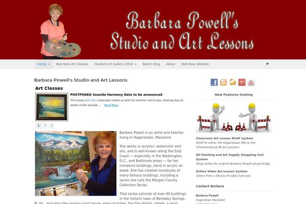 barbarapowellartstudio.com site used Barbara_powell_art_studio_2012_ver_2