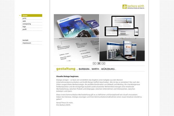 WordPress website example screenshot