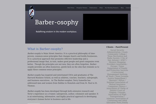 Twenty Ten theme site design template sample