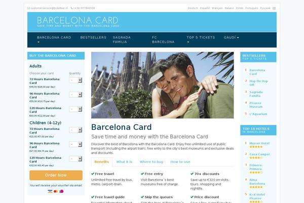 barcelonacard.org site used Bcn