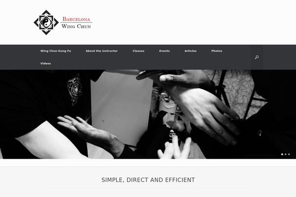 Vantage theme site design template sample