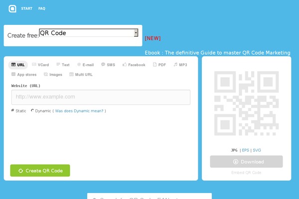 barcode-generator.org site used Qr