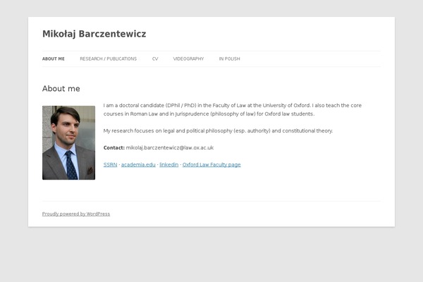 Twenty Twelve theme site design template sample