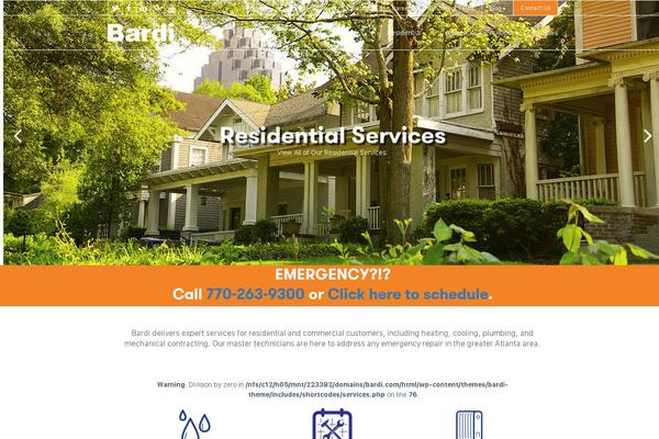 bardi.com site used Bardi-theme