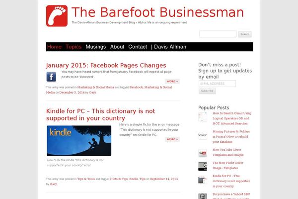barefootbusinessman.net site used Barefoot-theme-two