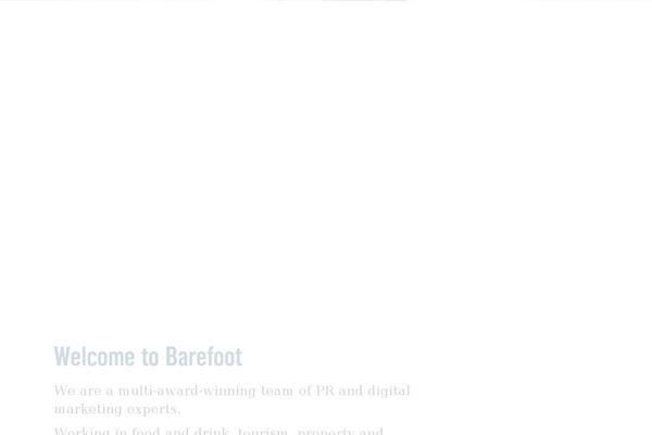 barefootmedia.co.uk site used Barefoot_theme
