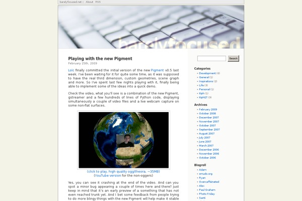 WordPress website example screenshot