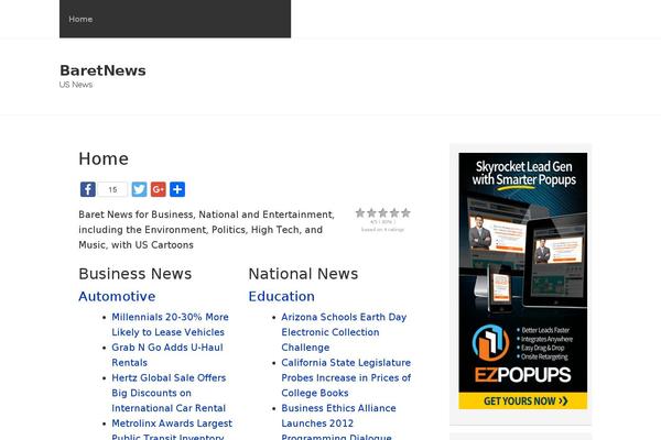baretnews.com site used Newsmag-pro