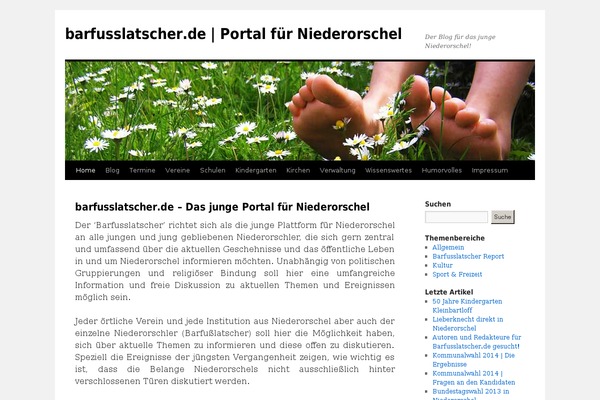 WordPress website example screenshot