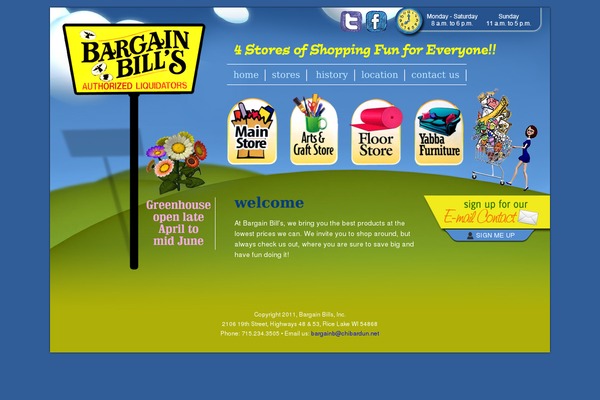 bargainbillsinc.com site used Versatile