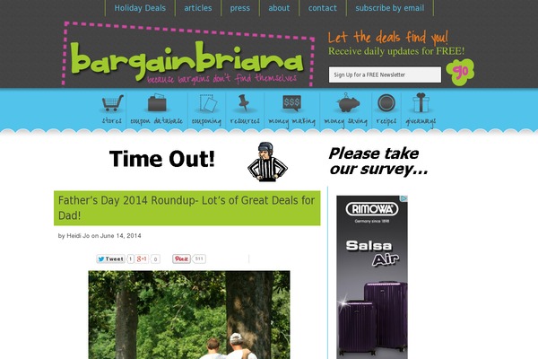 bargainbriana.com site used Genesis
