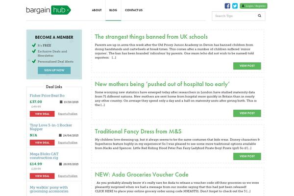 bargainhub.com site used Bargainhub