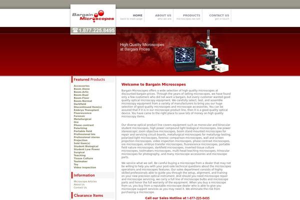 bargainmicroscopes.com site used Bargainmicroscopes