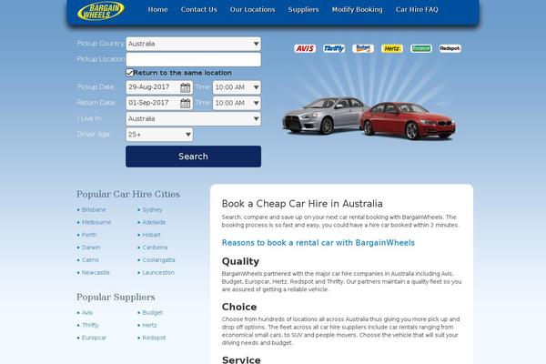 bargainwheels.com.au site used Bargainwheels