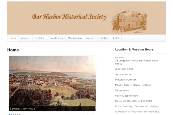 WordPress website example screenshot