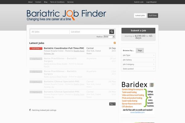 Jobroller theme site design template sample