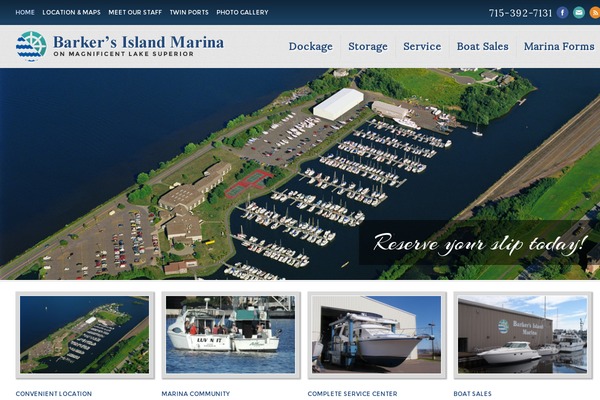 barkers-island-marina.com site used Redpebble