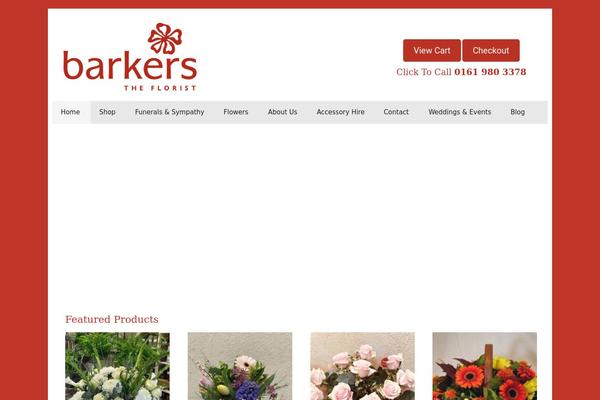 barkerstheflorist.co.uk site used Modern Blogger Pro
