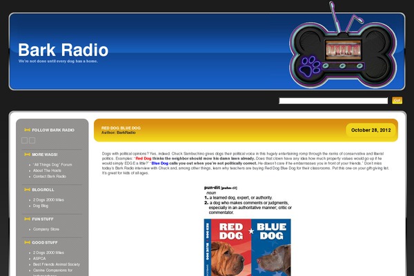 barkradio.com site used Theme488