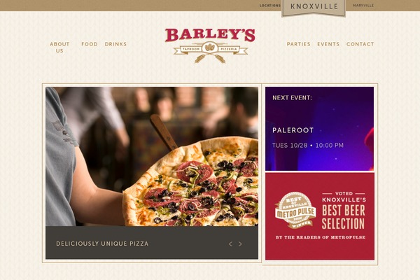 barleysknoxville.com site used Barleys