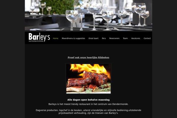 barleysrestaurant.be site used Barleys