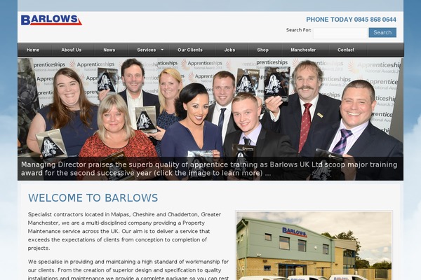 barlows-electrical.com site used Barlows