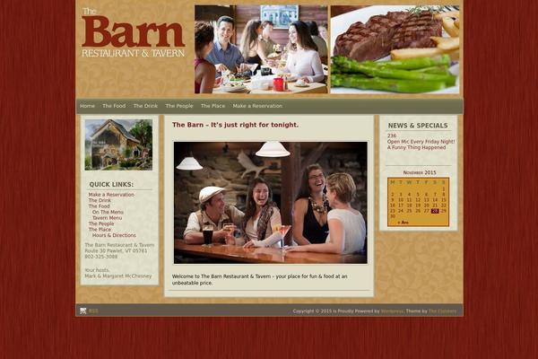 barnrestaurant.com site used Autumn Almanac