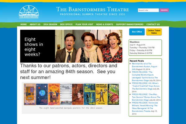 barnstormerstheatre.org site used Barnstormers