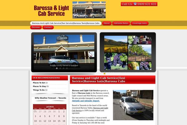 barossaandlightcabservice.com.au site used Pandorathemeibt