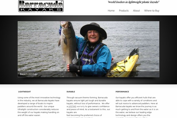 barracudakayaks.com site used Striking1