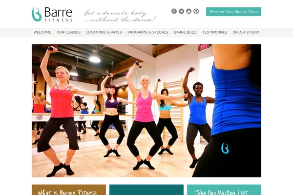 barrefitness.com site used Barrefitness