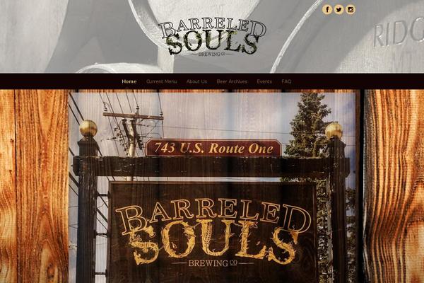 barreledsouls.com site used Dine & Drink