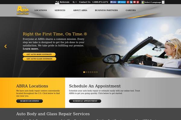 WordPress website example screenshot