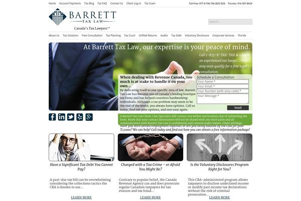 barrett theme websites examples