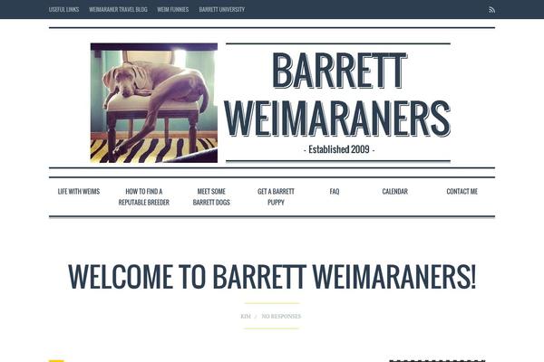 barrettweimaraners.com site used OldPaper