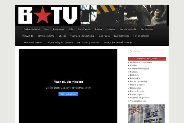 barricadatv.org site used Barricada_tv
